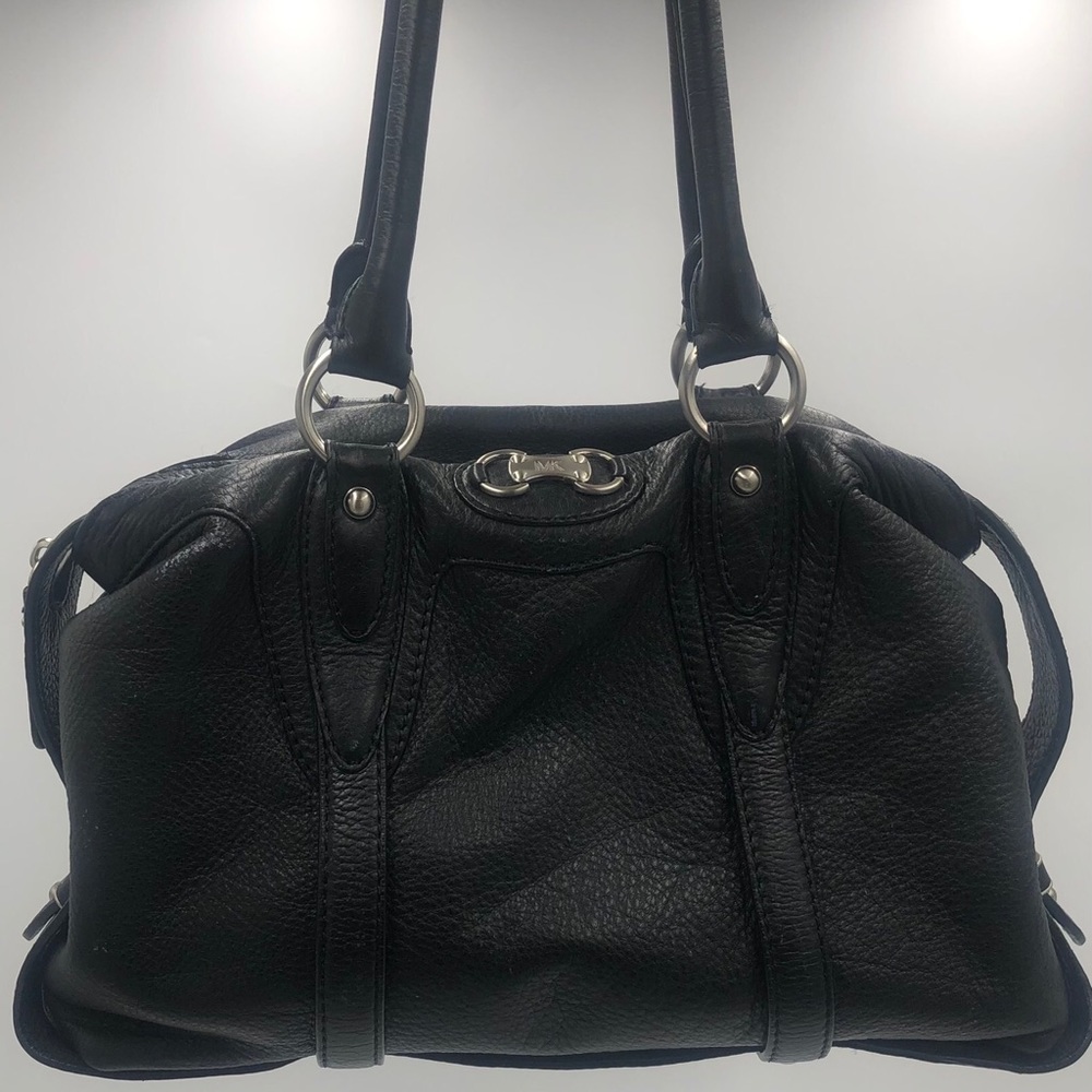 Michael Kors Black Leather Shoulder Bag